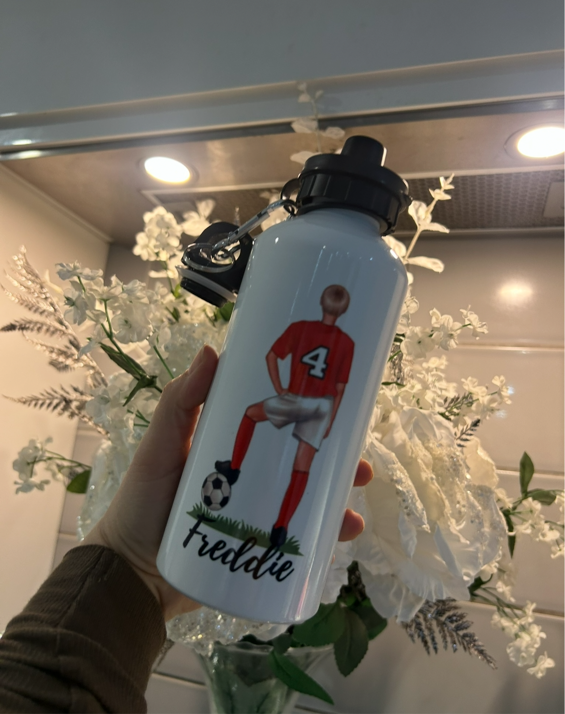 Water bottle (football design)