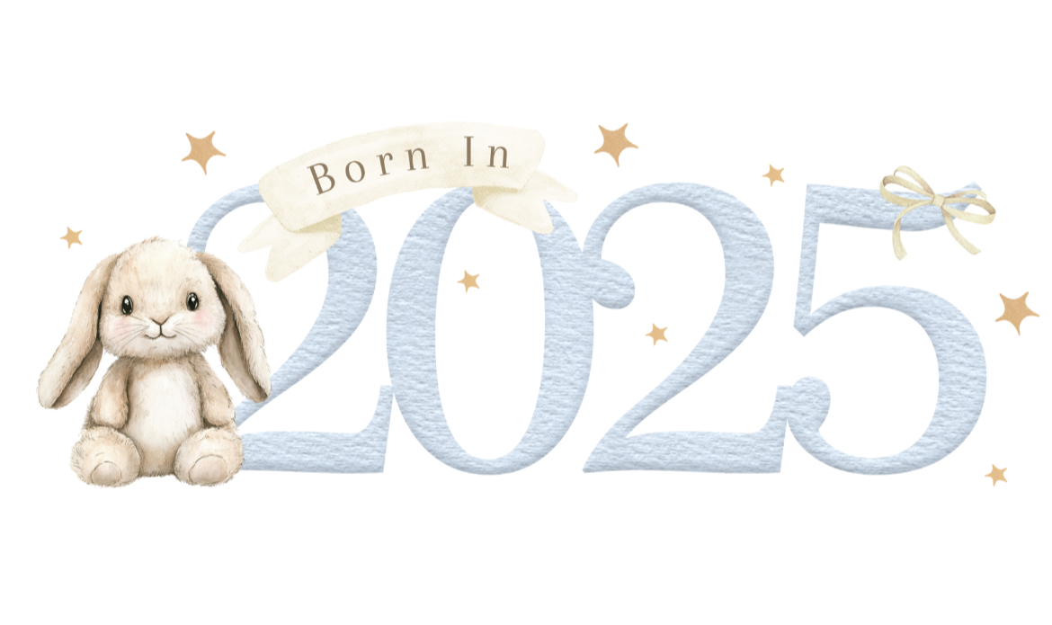 Born in 2025 essentials bag