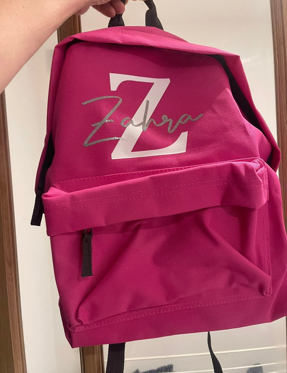 18L name and initial backpack