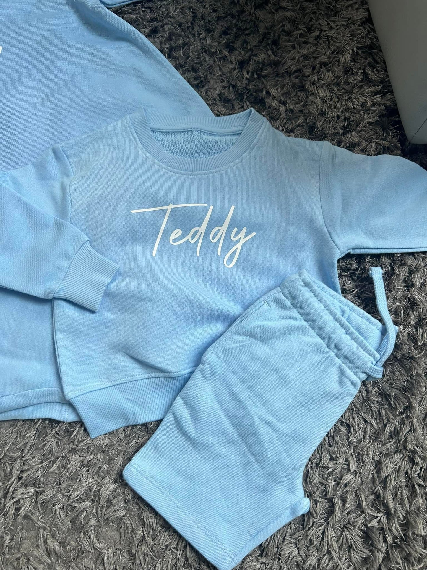 Sweatshirt and shorts set