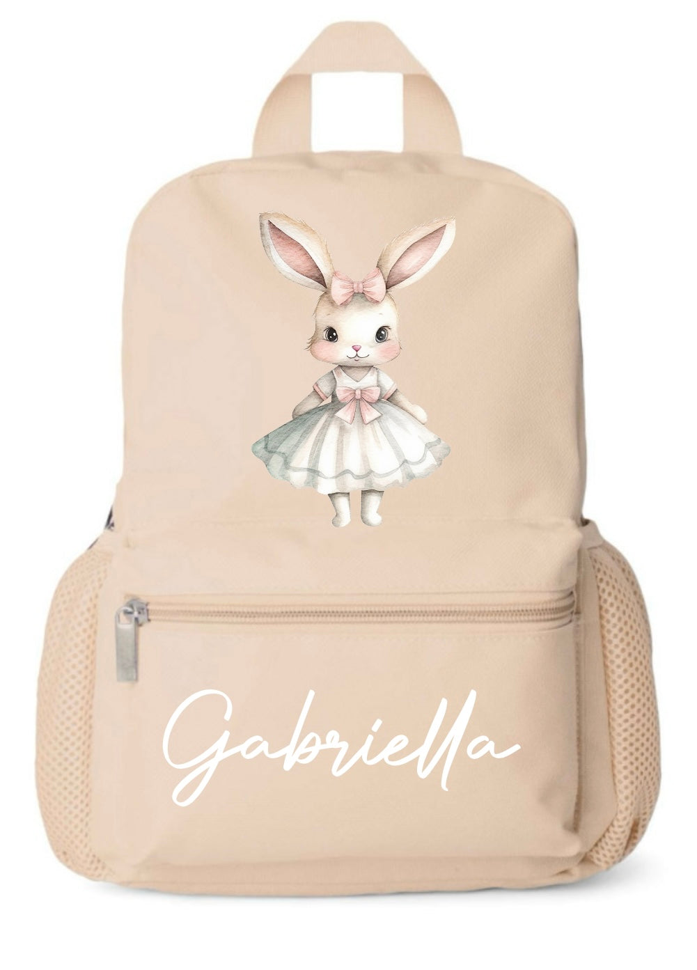 Character printed pastel backpacks