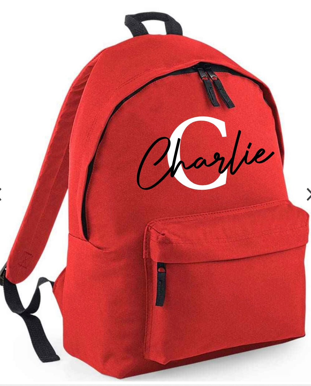 18L name and initial backpack
