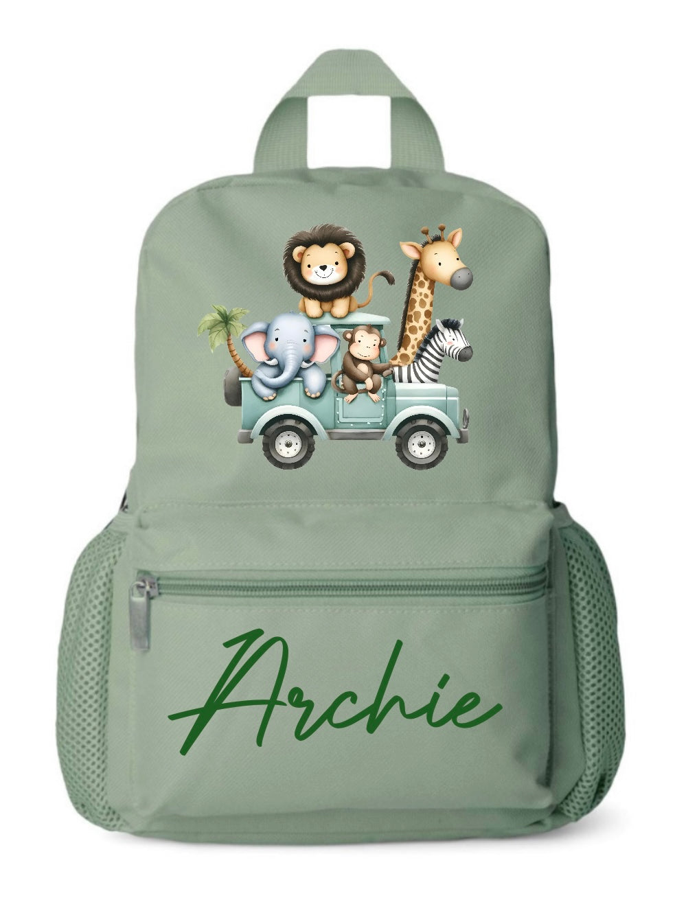 Character printed pastel backpacks