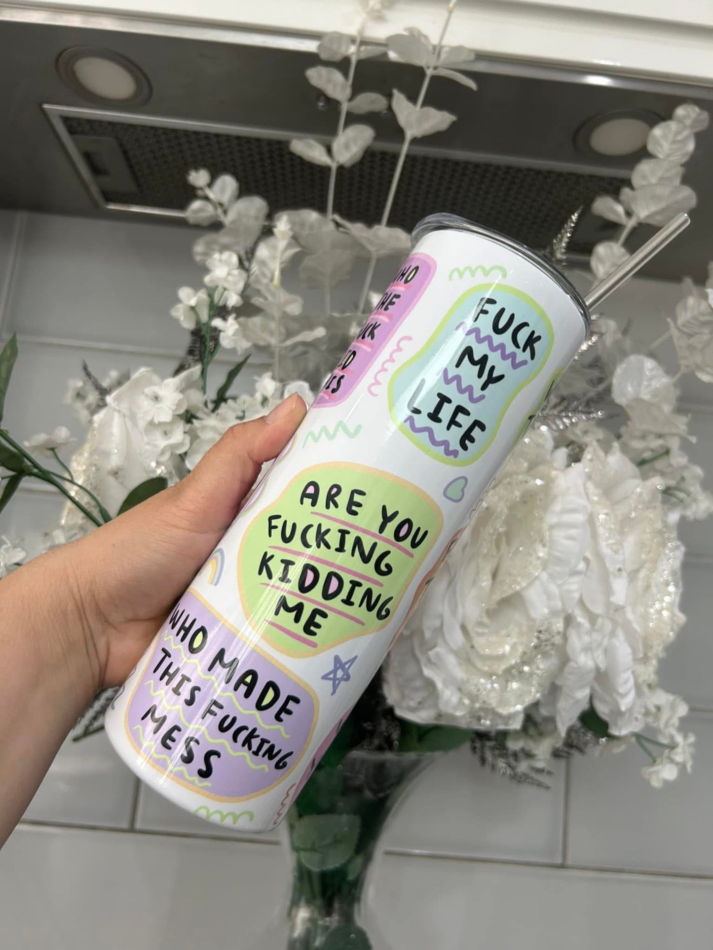 20oz tumbler ‘mum vocabulary’
