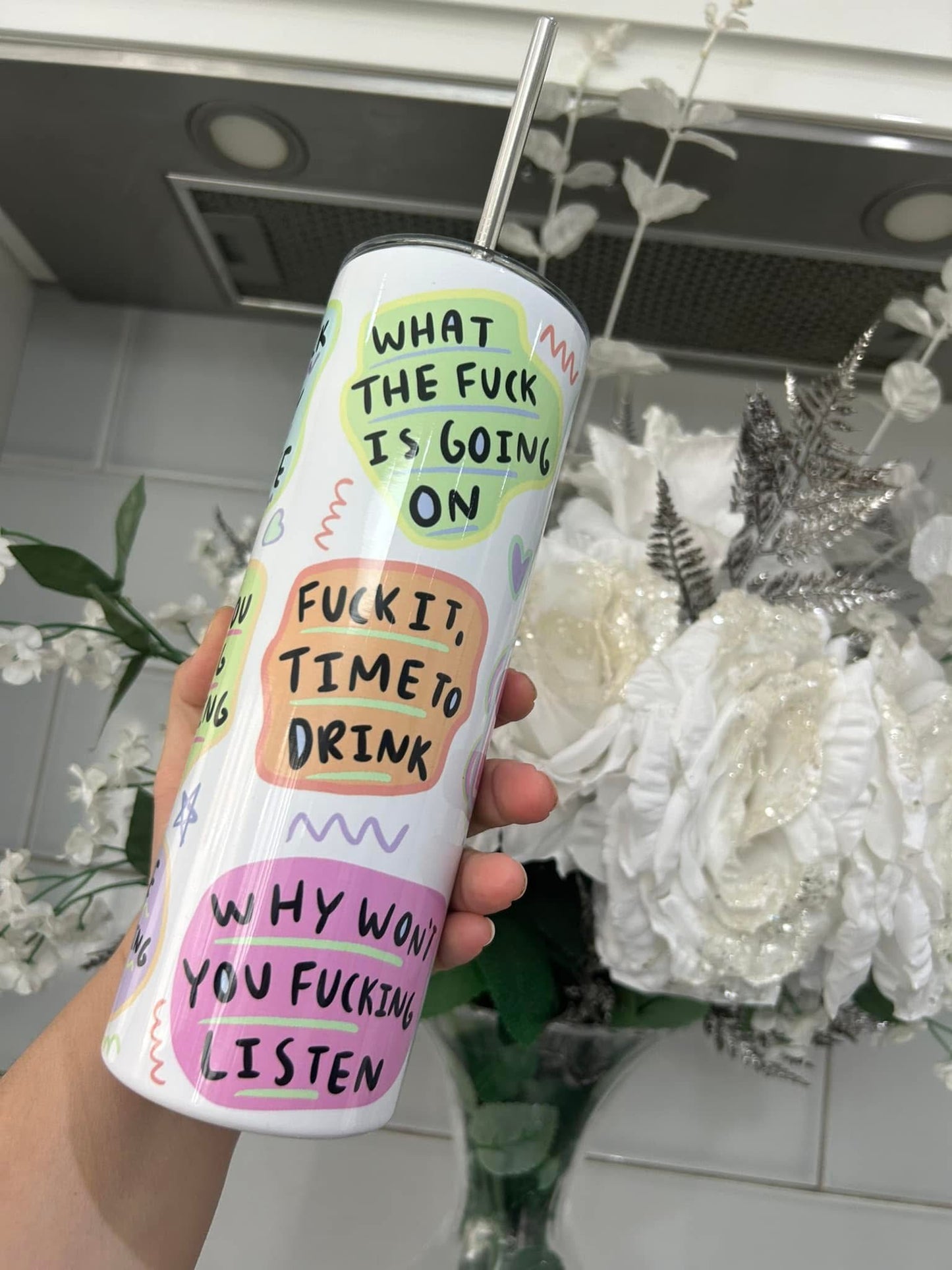 20oz tumbler ‘mum vocabulary’