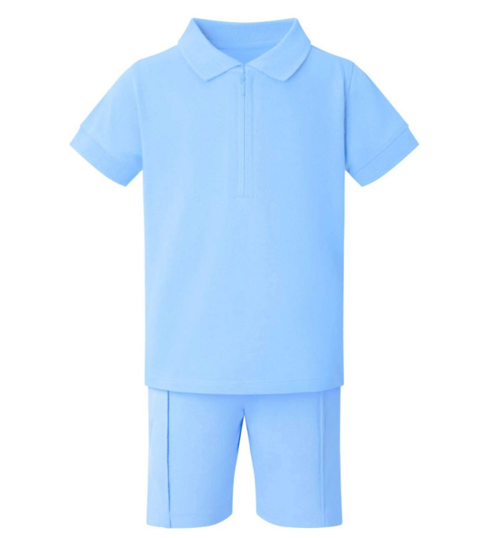Boys T-shirt and short polo set