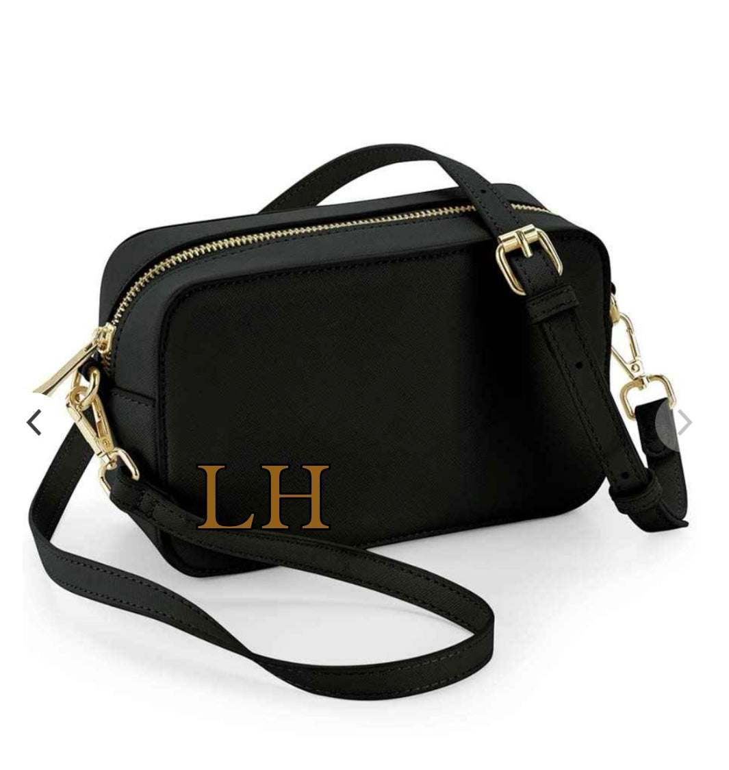 Crossbody initial bag