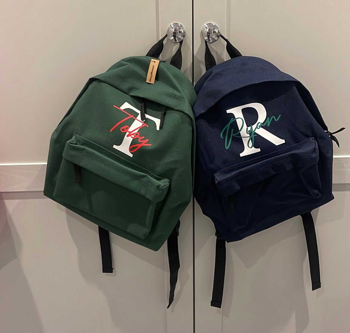 18L name and initial backpack