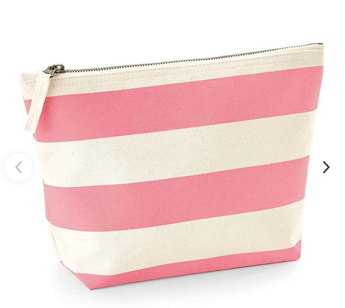 Stripe beach bag accessory bag