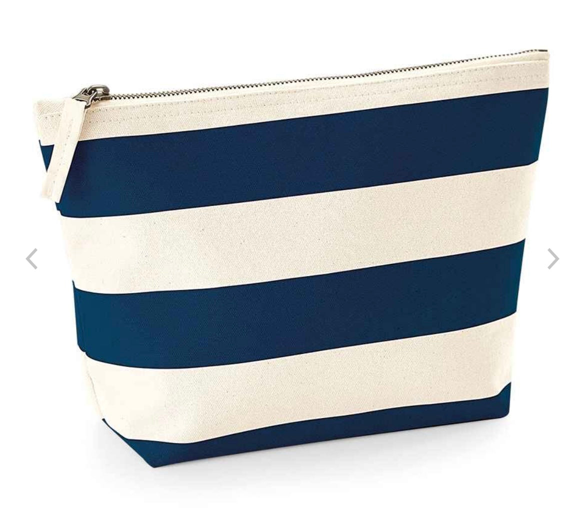 Stripe beach bag accessory bag