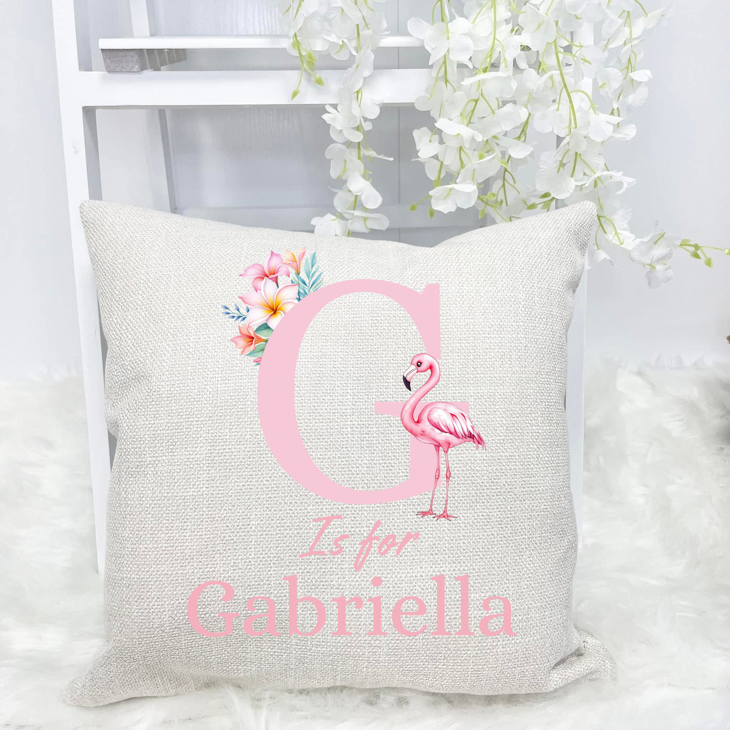 Personalised initial cushion