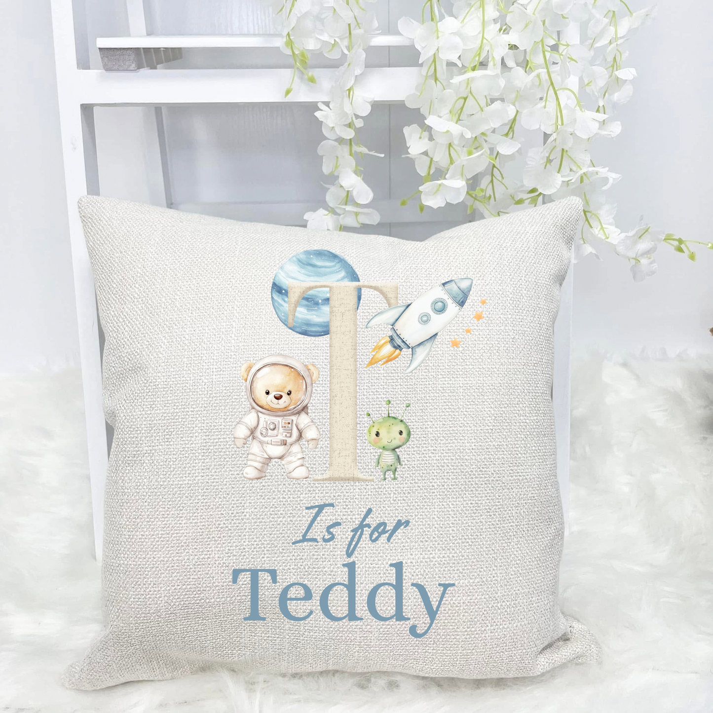 Personalised initial cushion