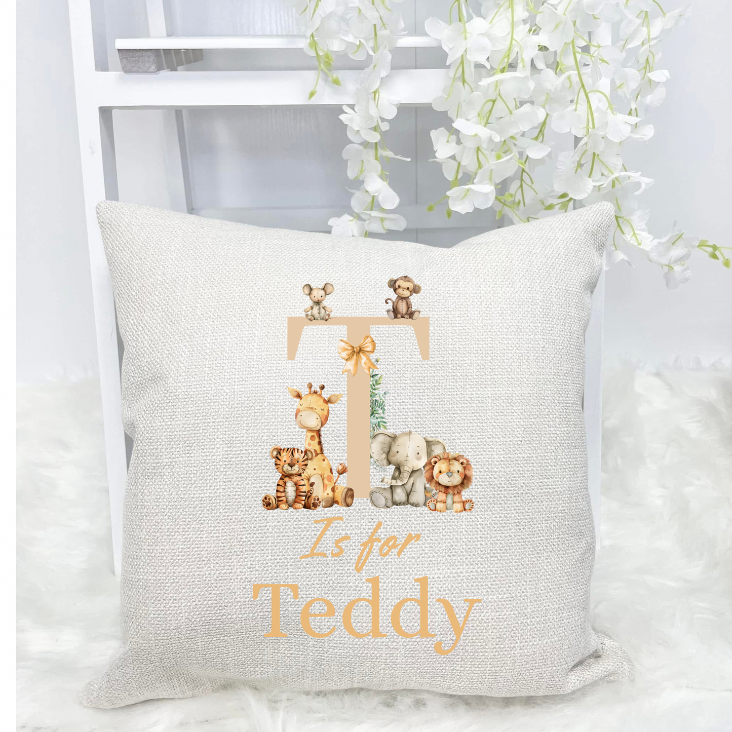 Personalised initial cushion