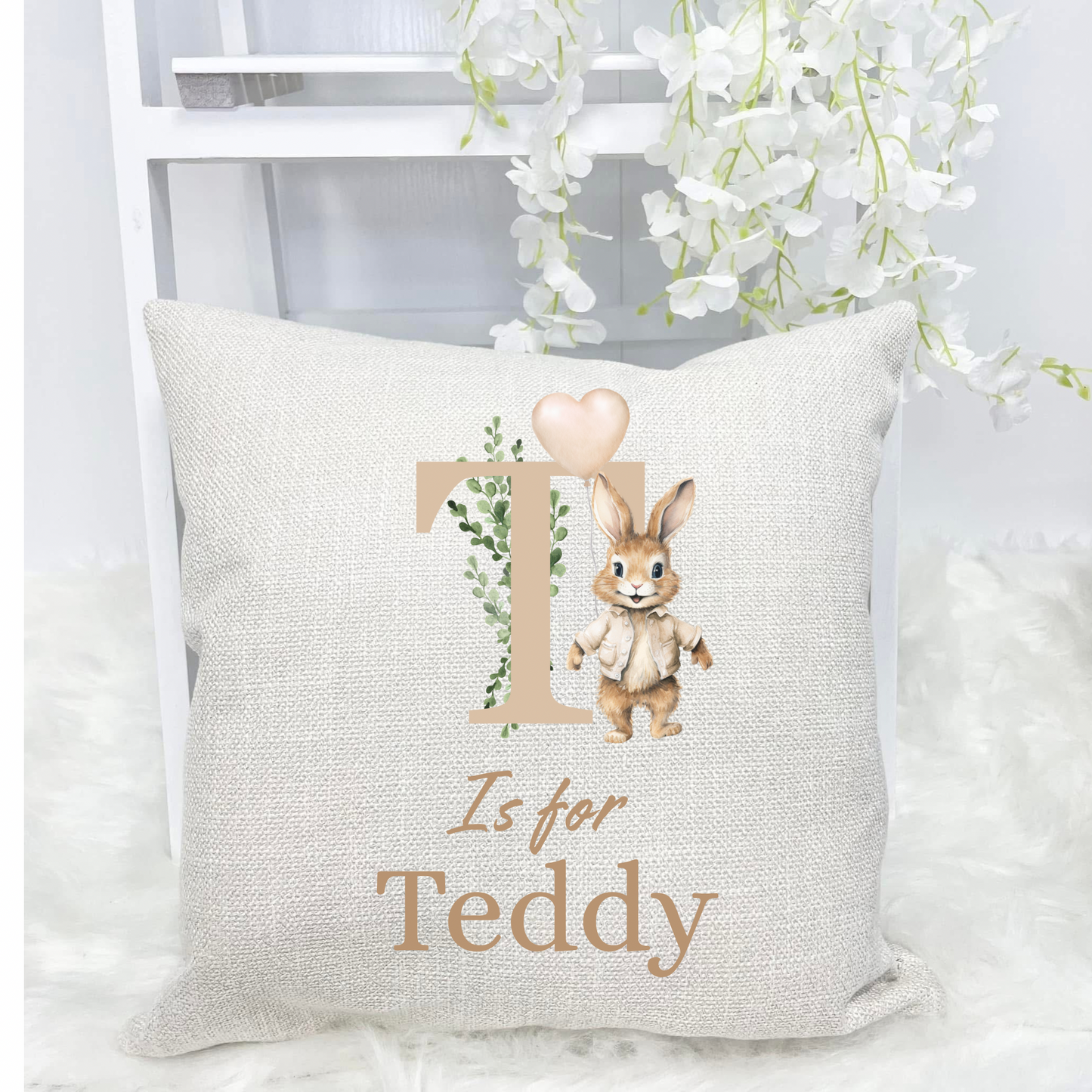 Personalised initial cushion
