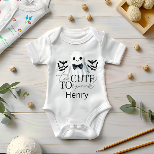 Too cute to spook Halloween vest