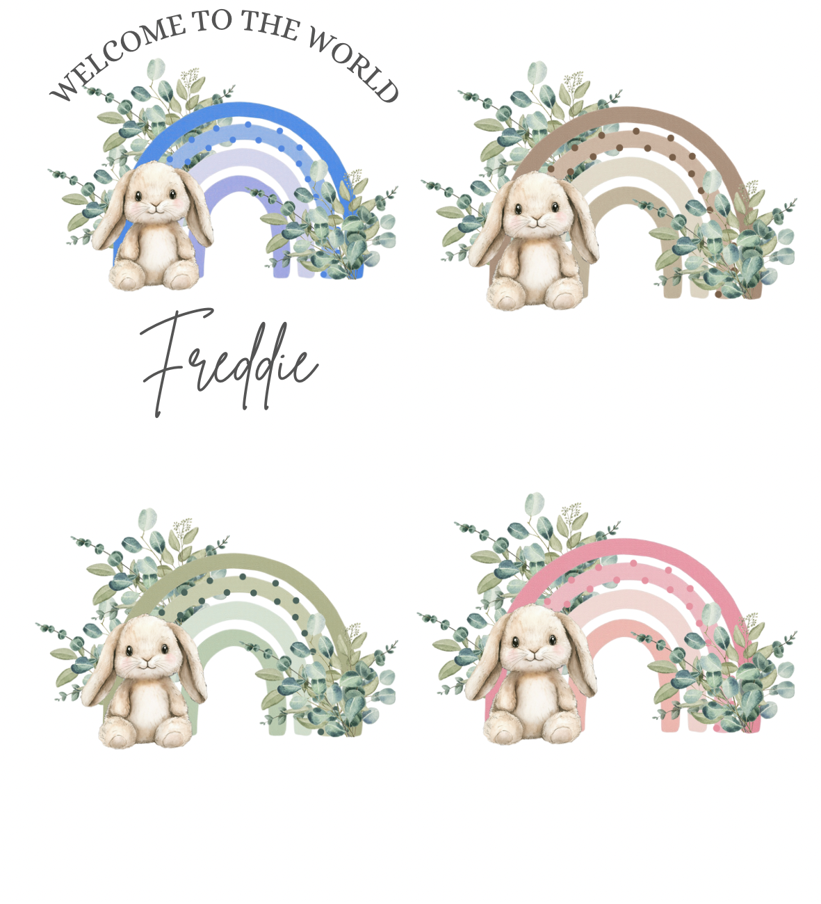 Welcome to the world keepsake bunny