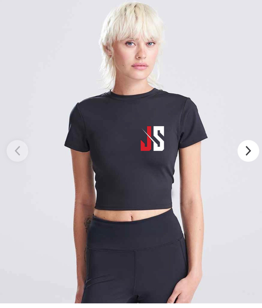 Ladies cropped tshirt JS performance