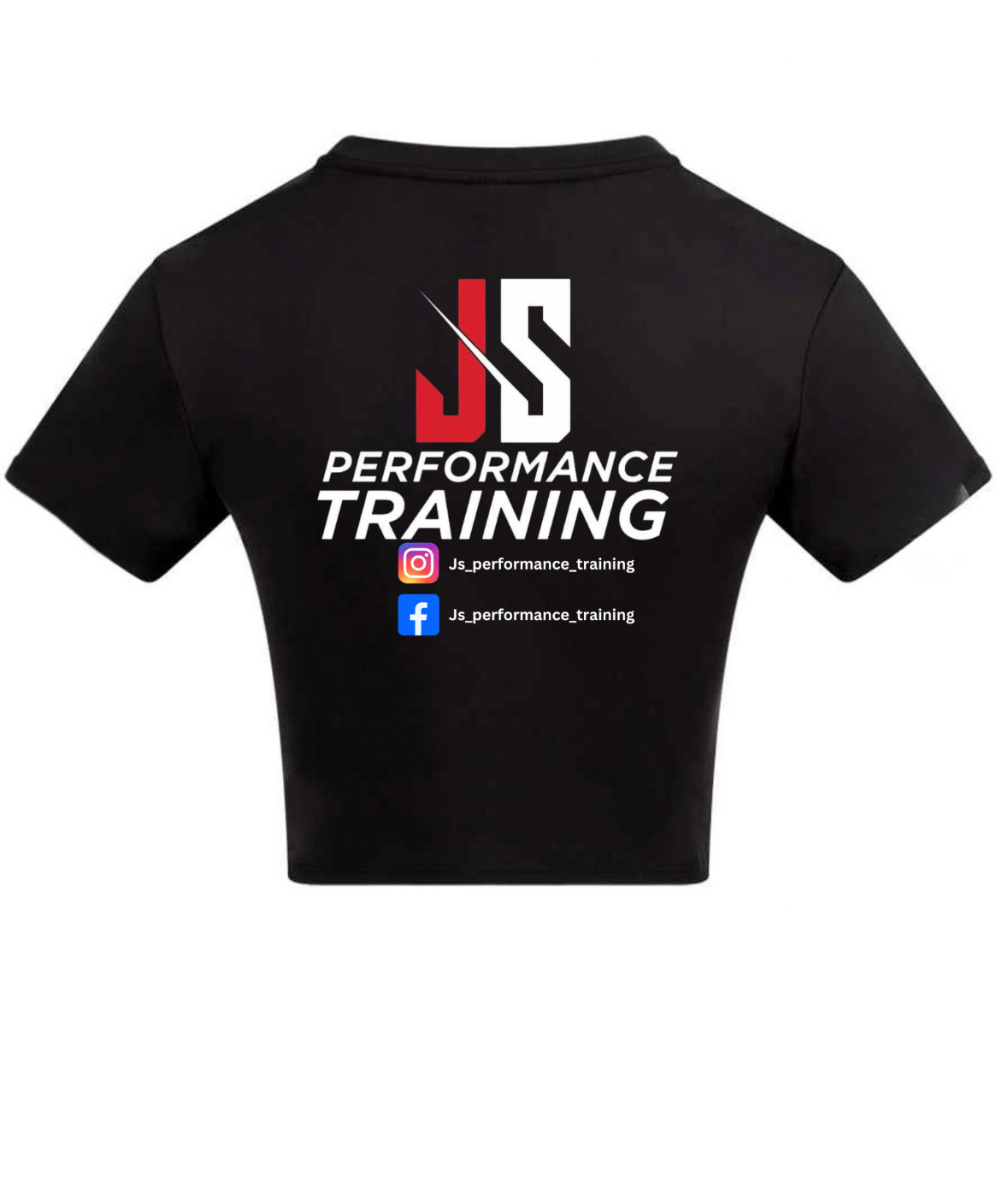 Ladies cropped tshirt JS performance
