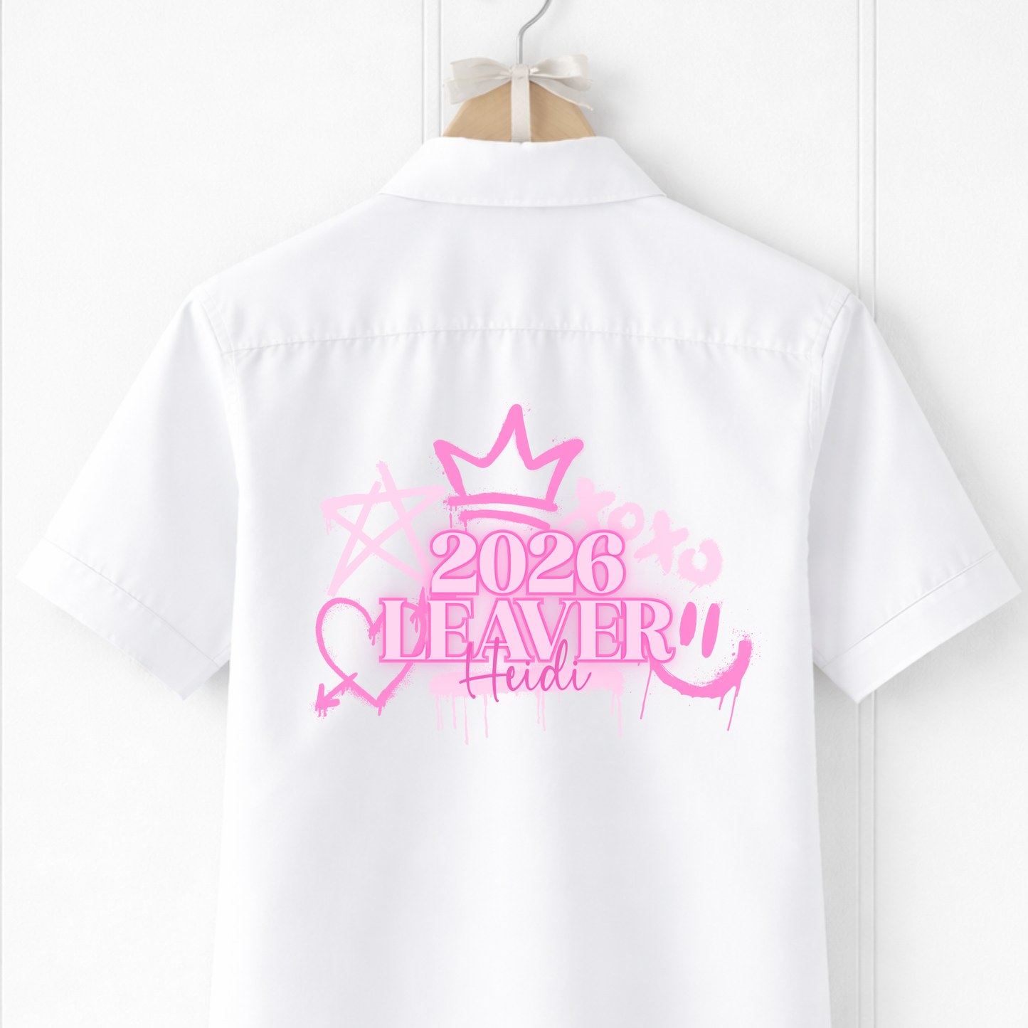 Leavers shirt (graffiti style 1 colour)