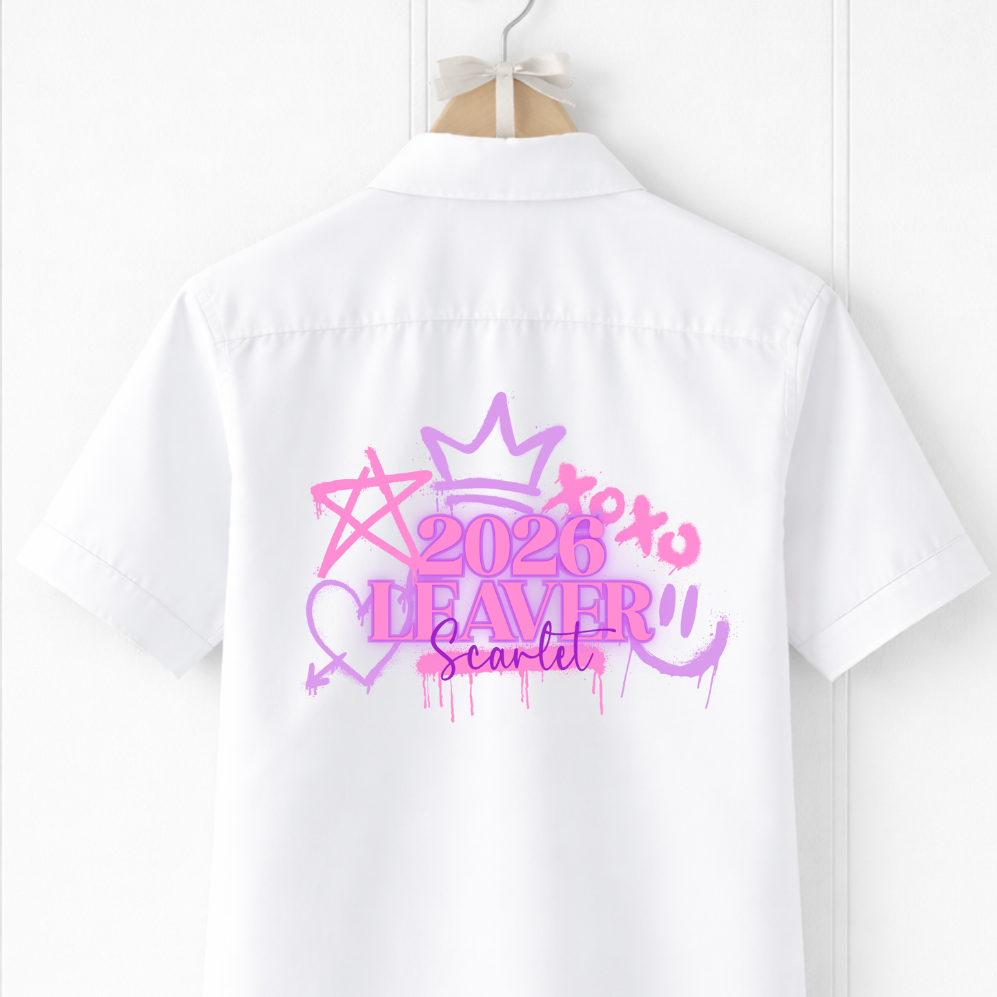 Leavers shirt (graffiti style)