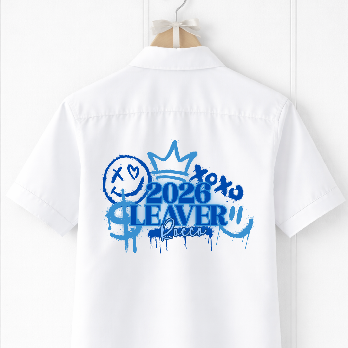 Leavers shirt (graffiti style 1 colour)