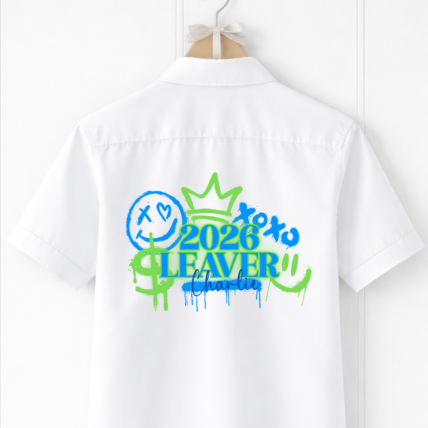 Leavers shirt (graffiti style)