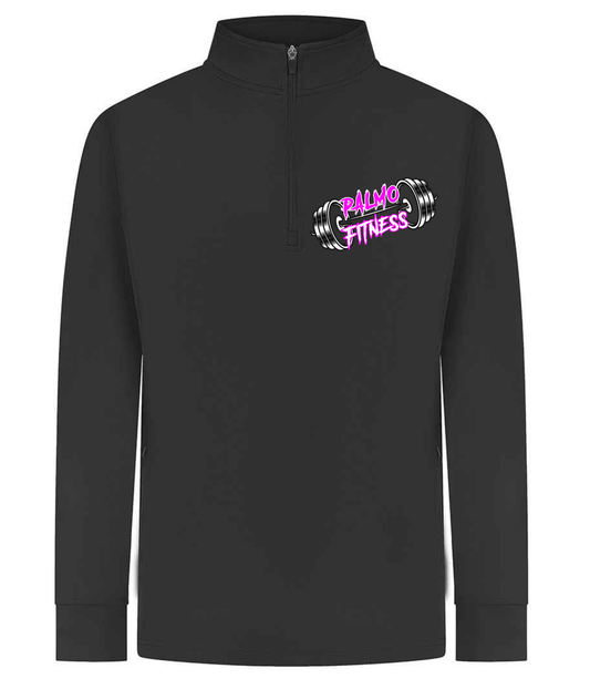 Palmo fitness 1/4 zip tracksuit top (adults)