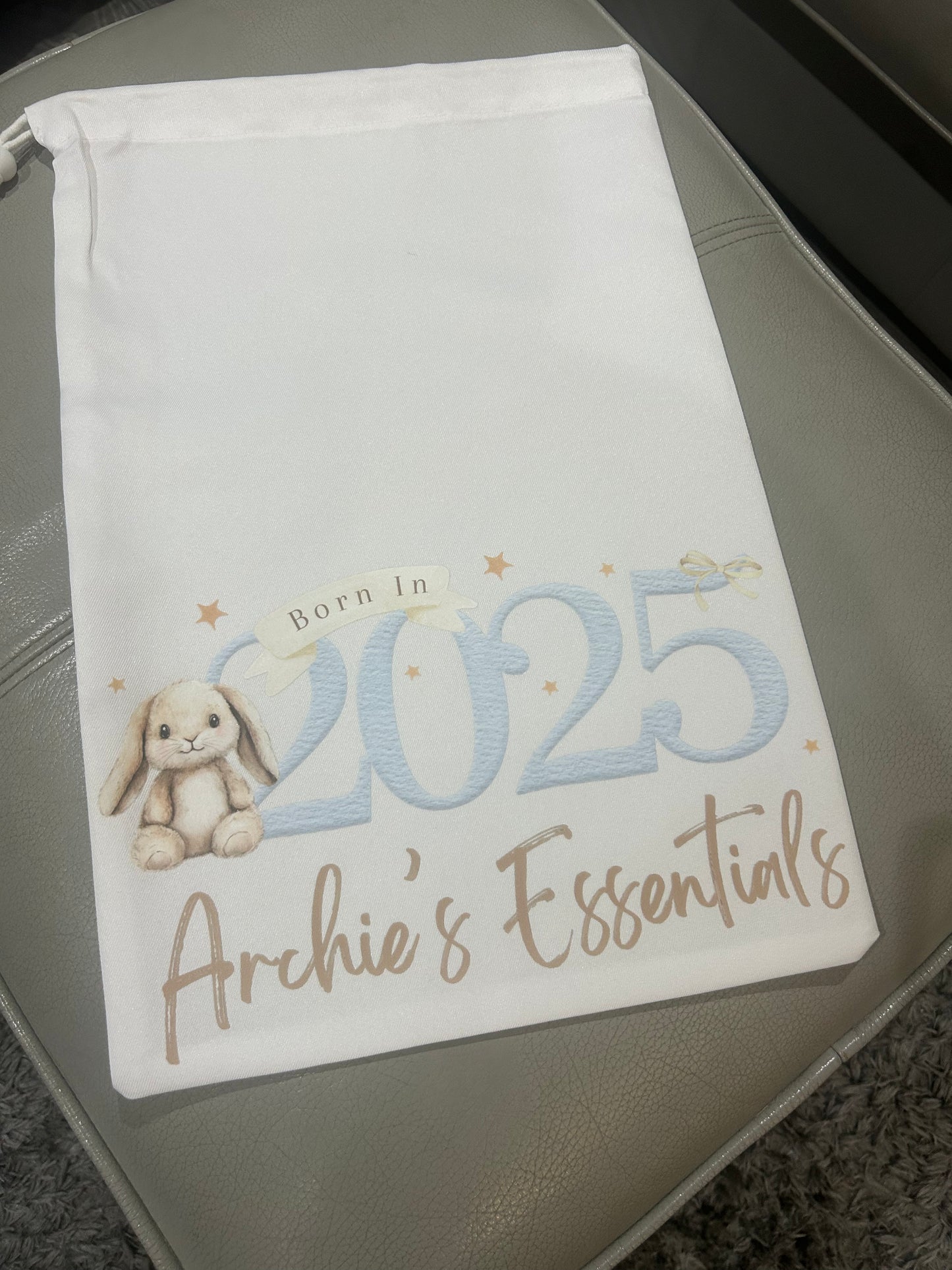 Born in 2025 essentials bag